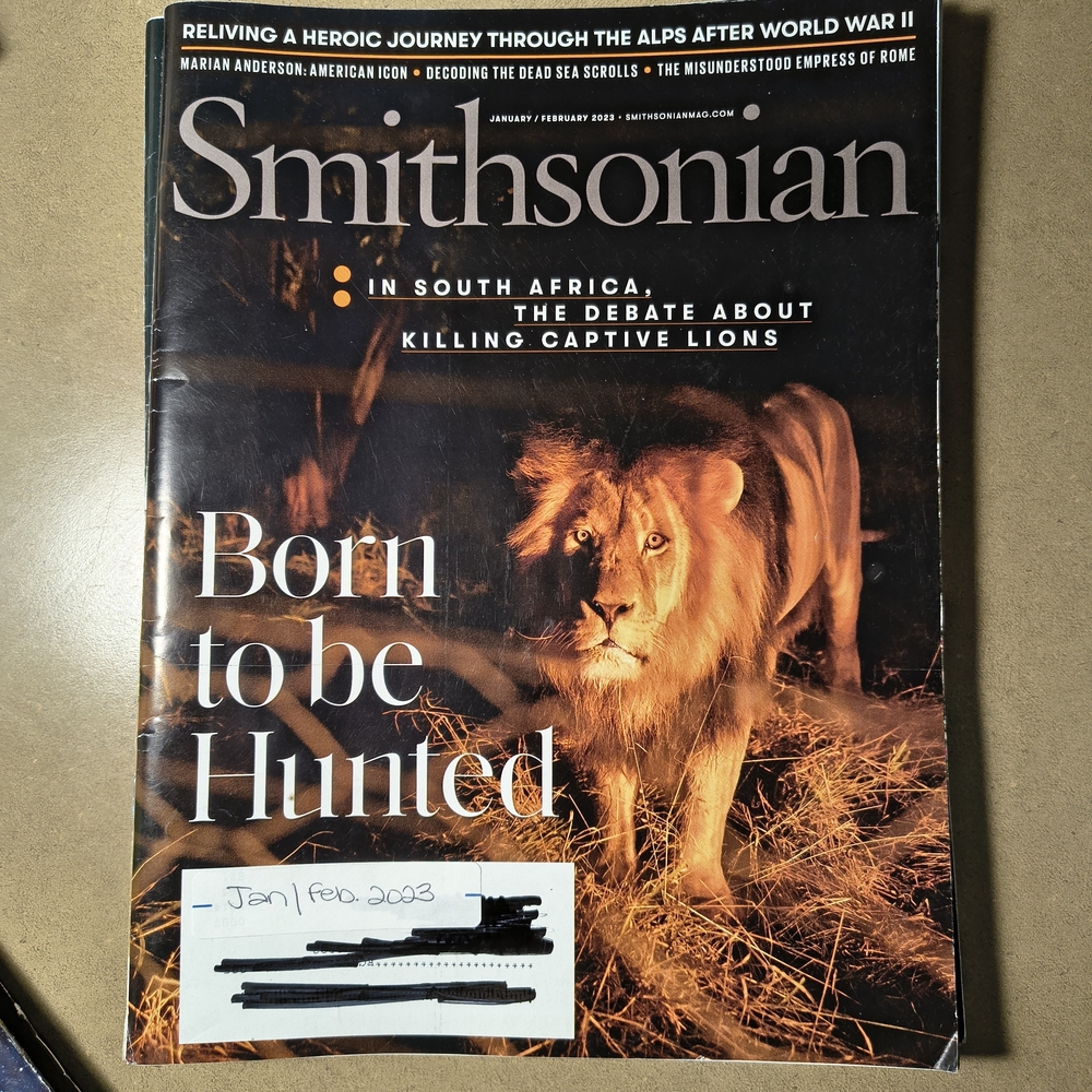 Smithsonian Magazine - Born to be Hunted Cover